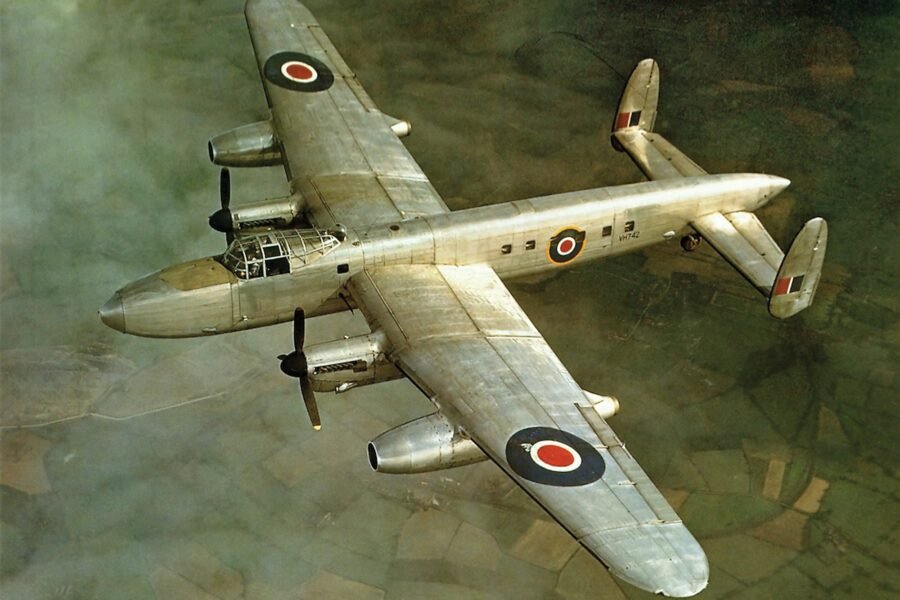 Nene-powered Avro Lancastrian VH742